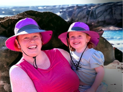 Wide Brim Ponytail Hat